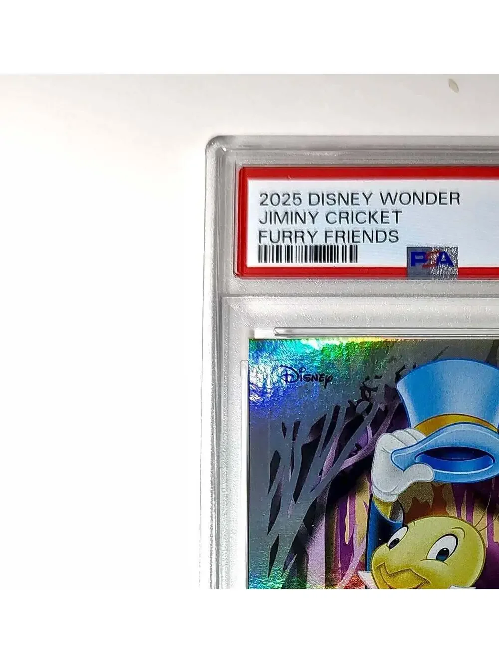 Jiminy Cricket 2025 Topps Disney #FF-2 Furry Friends Card Pinocchio PSA 9